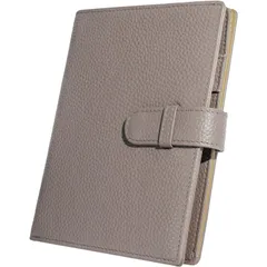 新品 [RafiCaro] 母子手帳ケース 大容量 お薬手帳 ケース カバー 人気 収納 28箇所 保険証 診察券 二人用 本革 マルチケース 通帳 銀行 多機能 カード 通院 グレージュ