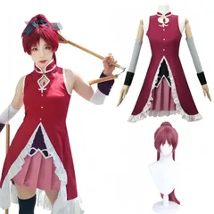 新品 [NOKIJP] まどマギ コスプレ 佐倉杏子 コスプレ衣装 さくらきょうこ コスプレ 魔法少女まどか 大人用 文化祭 イベント 仮装 魔法少女 まどかマギカ コスプレ衣装 cosplay （佐倉杏子、XXL）
