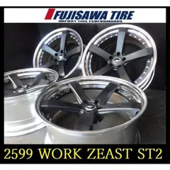 【2599】FK00207185▲WORK ZEAST ST2▲21x10J 5穴 PCD114.3 +1/-7▲4本 のサムネイル