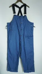 美品 25SS Nigel Cabourn ナイジェル ケーボン N-1 MODIFIED PANT ウォバッシュ デッキ パンツ オーバーオール 8050-00-50210 36 青1633Q♪のサムネイル
