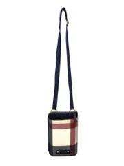 ブルーレーベルクレストブリッジ ポーチ ネイビー スマホケース チェック ITRIWQ2790IW