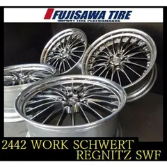 【2442】T0320609▲WORK SCHWERT REGNITZ SWF▲21x9.5J 5穴 PCD114.3 +35▲4本 のサムネイル