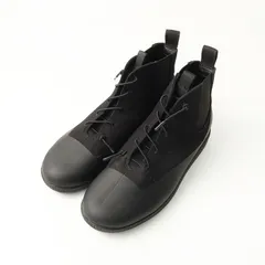 美品 プランテーション Plantation サイドゴア ハイカットスニーカー 22.5cm ブラック┃黒 レースアップ シューズ【2400014882339】のサムネイル