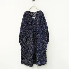 美品 マーブルシュッド marble SUD ツヴィトークベロアノーカラーコート＼ネイビー ロング ジャケット Vネック 羽織り【2400014890280】のサムネイル