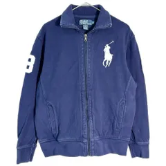 Polo by Ralph Lauren ポロ ラルフローレン フルジップ スウェット ネイビー(メンズ M)中古 古着 X7115
