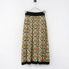 GU ジーユー アンダーカバー UNDERCOVER コラボ ジャガードニットスカート Xs ベージュ系┃ねこ ネコ キャット【2400014898019】