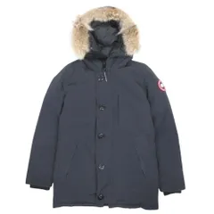 良品 CANADA GOOSE カナダグース Jasper Parka ジャスパーパーカ ダウンコート ジャケット ブルゾン ファー S ブラック メンズ 古着 中古 USEDのサムネイル