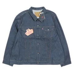未使用 JOURNAL STANDARD × LEVI'S リーバイス 別注 3rd トラッカー デニムジャケット ブルゾン インディゴ XXXL 大きいサイズ メンズ 古着 中古 USED