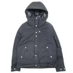 美品 THE NORTH FACE PURPLE LABEL ノースフェイス 光電子 マウンテン ショート ダウンジャケット パーカ ND2663N M 黒 メンズ 古着 中古 USED