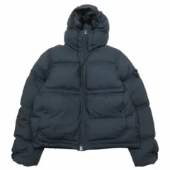新品同様 STONE ISLAND ストーンアイランド MATT RIPSTOP CORDURA ADVANCED FABRICS ナイロン ダウンジャケット ブルゾン L ブラック メンズ 古着 中古 USEDのサムネイル