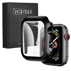 Apple Watch 用 ケース Apple Watch Ultra 2/Ultra11/10/9/8/7/SE3/SE2/6/SE/5/4/3/2/1 アップルウォッチ保護カバー ガラスフィルム 一体型 PC素材 全面保護 超薄型 装着簡単 耐衝撃 高透過