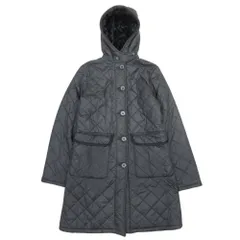 美品 MACKINTOSH マッキントッシュ 英国製 キルティングコート ジャケット ブルゾン アウター ファー裏地 36 黒 ブラック レディース 古着 中古 USEDのサムネイル