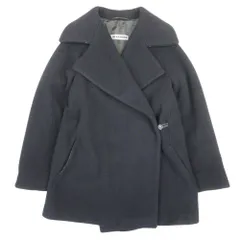 美品 90s 90年代 JIL SANDER ジルサンダー ヴィンテージ ウールメルトン ジャケット コート アウター vintage 36 黒 ブラック レディース 古着 中古 USEDのサムネイル