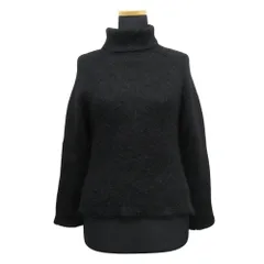 美品 99AW tricot COMME des GARCONS トリココムデギャルソン モヘヤ ニット セーター カットソー タートルネック 黒 レディース 古着 中古 USED