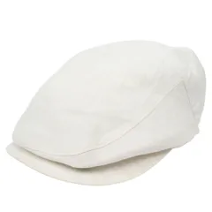 Tokio hat トーキョーハット リネン ハンチング キャップ 帽子 サイズ56.5cm オフホワイト系 メンズ レディース 古着 中古 USED