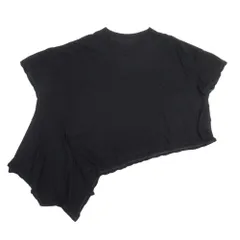 新品同様 25ss Y's Yohji Yamamoto ワイズ ヨウジヤマモト アシンメトリー トップス コットンストレッチ Tシャツ 2 黒 YP-T69-068 レディース 古着 中古 USED 新品同様 25ss Y's Yohji Yamamoto ワイズ ヨウジヤマモト