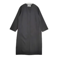 evam eva no-collar coat ウールノーカラーコート E251T017 サイズ1 コート 25SS ブラック レディース エヴァムエヴァ【中古】6-0320M♪のサムネイル