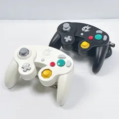 ゲームキューブ コントローラー スマッシュブラザーズ スマブラ ホワイト ブラック 後期型モデル 良品 動作確認済み 2個セット ニンテンドー Nintendo GameCube Smash Bros DOL-003 管理番号M1674