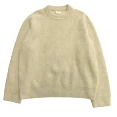 良品 unfil アンフィル royal baby alpaca pullover ロイヤル ベビー アルパカ ニット プルオーバー セーター セーター 4 ベージュ メンズ 古着 中古 USEDのサムネイル