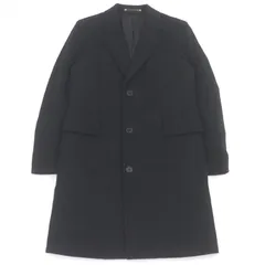 極美品□Paul Smith ポールスミス カシミヤ100％ シングル チェスターコート ロングコート ブラック S 日本製 正規品 メンズ オススメ◎