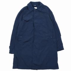 未使用 BURBERRY バーバリー ロゴ ナイロン ステンカラーコート ロングコーチジャケット ブルゾン ワンポイント 46 ネイビー メンズ 古着 中古 USED 未使用 BURBERRY バーバリー ロゴ ナイロン ステンカラーコート ロング