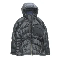 GAP ギャップ ダウン ジャケット ジャンパー ブルゾン フード キルティング ナイロン サイズL 黒 ブラック メンズ 古着 中古 USED