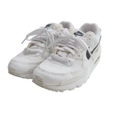 良品 NIKE ナイキ Women's Air Max90 DH8010-101 ウィメンズ エアマックス スニーカー ロゴ シューズ 靴 25 白 黒 レディース 古着 中古 USED