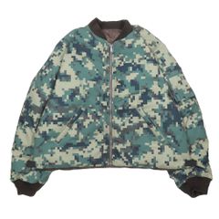 航空自衛隊 フライトジャケット デジタル迷彩/OD リバーシブル Oサイズ
