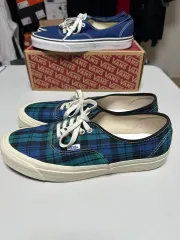 10 5 VANS アセンティック CHECK ネイビ