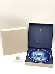 未使用保管品　ロイヤルコペンハーゲン　RoyalCopenhagen　WinterintheGarden　庭の冬　2021年　イヤープレート　プレート　箱付き