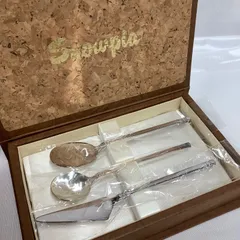 マーシャン　銀メッキ製カトラリーセット　3点　U890