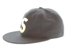 シュプリーム SUPREME Ebbets S Logo Fitted 6-Panel エベッツフィールド Sロゴ キャップ 7 1/2  帽子 メンズ帽子 キャップ ネイビー 103H-110