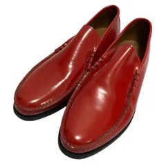 美品 FLORSHEIM フローシャイム エディフィス別注 ローファー シューズ サイズ8D 約26cm レッド メンズ 古着 中古 USED