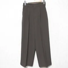 未使用 25AW JOURNAL STANDARD ジャーナルスタンダード ウールライク ストレッチスラックス サイズ36 ブラウン レディース 古着 中古 USED