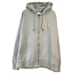 Champion チャンピオン REVERSE WEAVE リバースウィーブ フルジップ スウェットパーカー グレー(メンズ X-LARGE)中古 古着 X7146