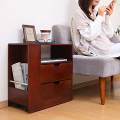 廃盤品 飛騨家具 柏木工 KASHIWA サイドチェスト キャスター付き 木製