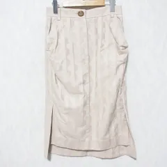 美品 Vivienne Westwood ヴィヴィアンウエストウッド レッドレーベル オーブボタン ジャガード ロングスカート 3 ピンクベージュ レディース 古着 中古 USEDのサムネイル