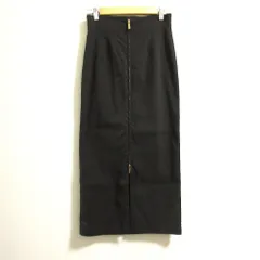 美品 25SS NOBLE ノーブル コンフォートストレッチジップタイトスカート サイズ36 ブラウン レディース 古着 中古 USED