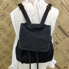 トリーバーチ ミニ リュック 巾着型 ナイロン ブラック お出かけ　旅行 GD164