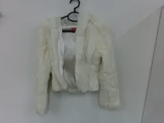 【TAKA74-02】◇Pinky Girls ピンキーガールズ フード付きラビットファージャケット ホワイト