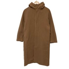 BEAMS BOY ベージュ フード付き オーバーサイズコート - メルカリ