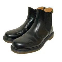 美品 DR. MARTENS ドクターマーチン サイドゴアブーツ 2976 サイズUK7 26cm相当 ブラック メンズ 古着 中古 USED