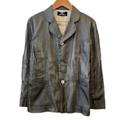 미품 tricot COMME des GARCONS 트리코콤데가르손 AD2003 시어 재킷 M 블랙 그레이 레이디스 헌옷 중고 USED