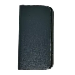 美品 BONAVENTURA ボナベンチュラ レザー  ダイアリーケース 手帳型 IPHONE15 Pro Max ダークネイビー メンズ レディース 古着 中古 USED