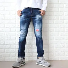 ディースクエアード ジーンズ メンズ ブルー SEXY TWIST JEAN デニムパンツ DSQUARED2 D2 S74LB1457 S30664 470 2024春夏新作