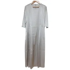 良品 S Max Mara エスマックスマーラ ロングワンピース グレー レディース 古着 中古 USED