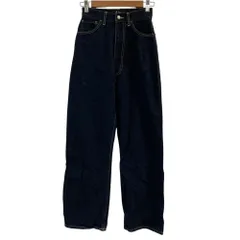 美品 22AW Edition エディション 13OZ コットン ワイドデニム 34-04-24-04012 サイズ25 インディゴ レディース 古着 中古 USEDのサムネイル