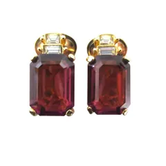 美品 Christian Dior クリスチャンディオール ヴィンテージ パフュームボトルデザイン ストーン イヤリング GP ゴールドカラー レディース 古着 中古 USED