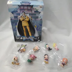 ☆「ONE PIECE ワンピース DX海軍フィギュア vol.1 黄猿 ボルサリーノ」と ワンピース キャラクター ミニフィギュア 8点 まとめて 【現状品】 W062