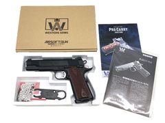 [WA] L.A.ヴィッカーズ カスタム/ウッドグリップ ガスブローバック (中古ランクAトイガン)